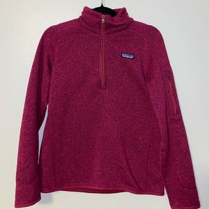 Pink Patagonia 1/4 Zip Jacket